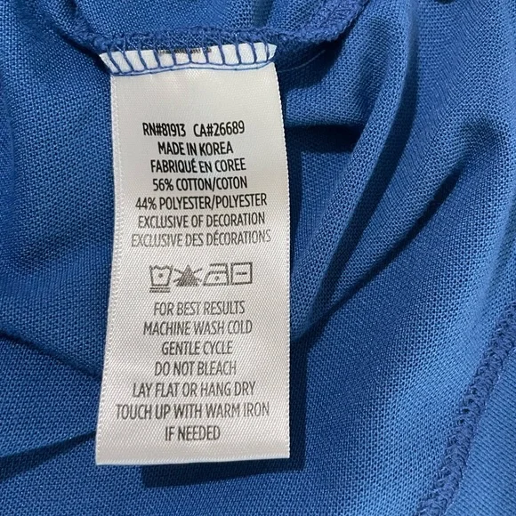 Robert Graham Men's Blue Knit Polo Shirt Classic Fit. Large. Golf. Travel. - Picture 3 of 6